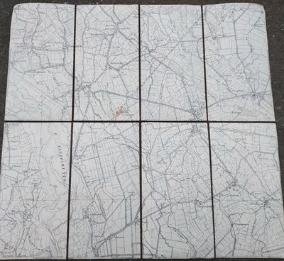 1890 276 ALTO ADIGE CARTA GEOGRAFICA TELATA SARENTINO ORSARA FIUME TALVERA... 