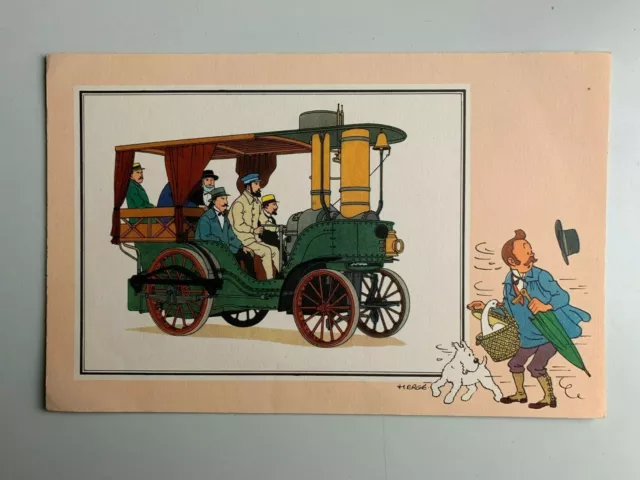 Ancienne Image Voir Et Savoir 1955 / Tintin Automobile Serie 5 N°30