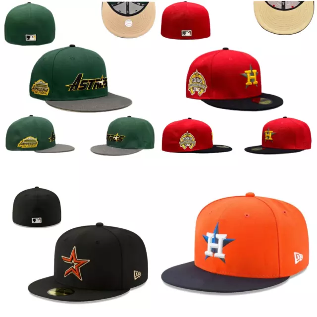 2024 Men's Houston Astros Fitted Hat MLB New Era 59FIFTY Baseball Cap