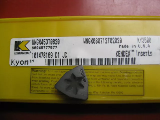 WNGX453T0820 KY3500 KENNAMETAL CERAMIC TURNING INSERTS Price/one insert