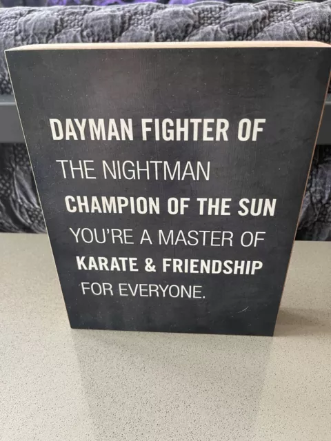 Dayman Fighter of the Night Man Always Sunny In Philadelphia Wood Art Plaque