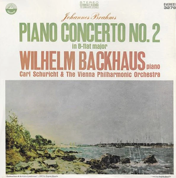 WILHELM BACKHAUS 'BRAHMS Piano Concerto No. 2 Mono' SHM-CD, Japan