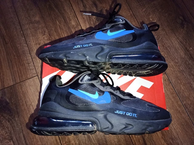 Nike Air Max 270 React 'Just Do It' Trainers In Uk Size 6 Uk *Ct2203-001*