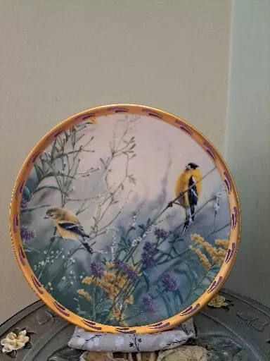 Vintage 1992 Lenox "Golden Splendor" Plate From Nature's Collage Collection 2