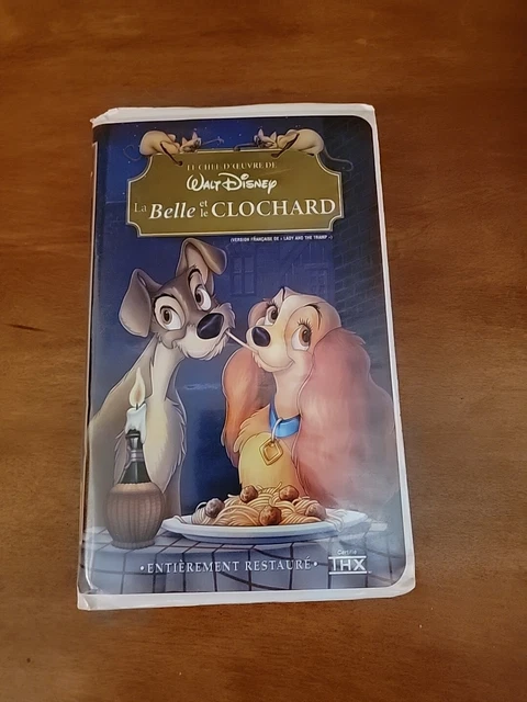 K7 VHS DISNEY LA BELLE ET LE CLOCHARD 2 L'appel de la rue cassette