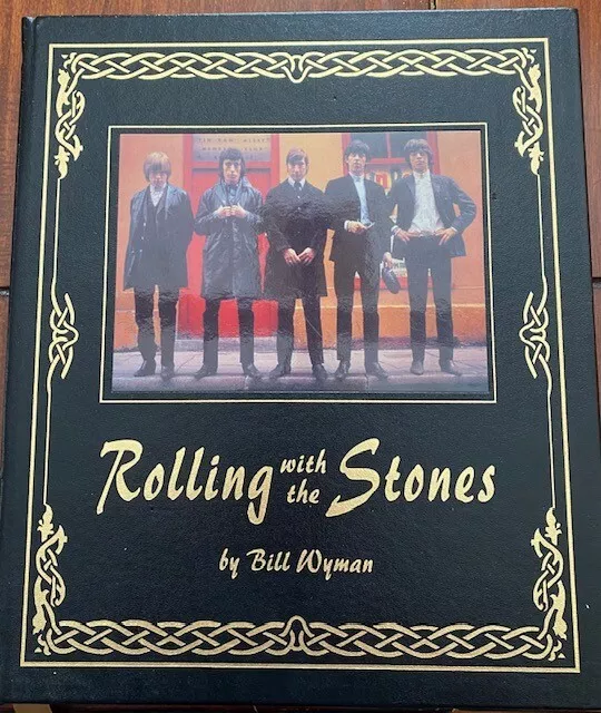 Rolling With The Stones, Bill Wyman, Deluxe Leather Bound 1st Edition Book, 2002