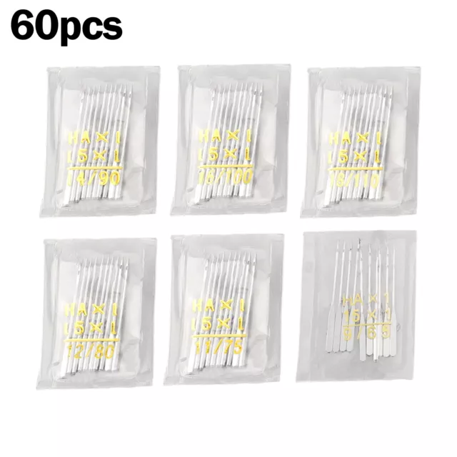 Sewing Needles Accessories 60 Piece Flat Handle High Quality Iron Alloy