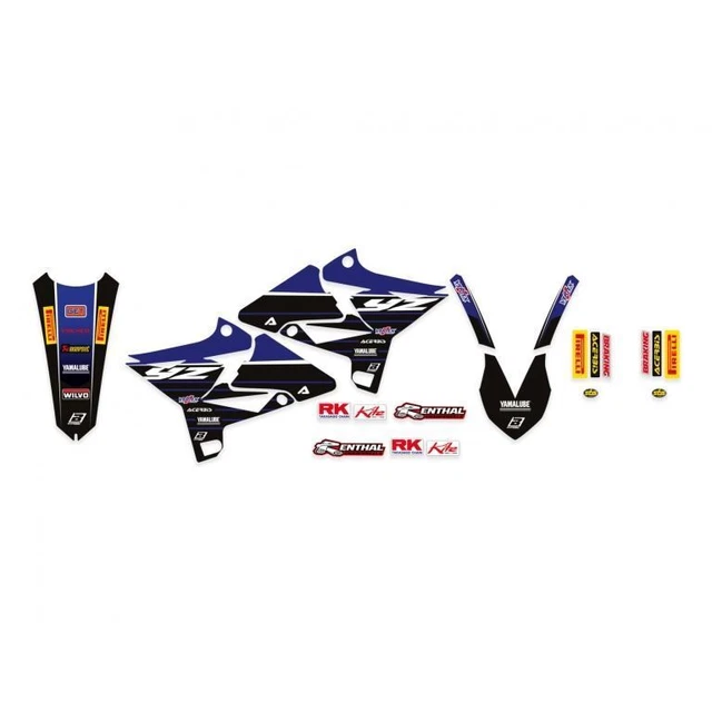 Motorrad Aufkleber Satz Blackbird Yamaha Racing 20 Yamaha YZ 125-250 UFO