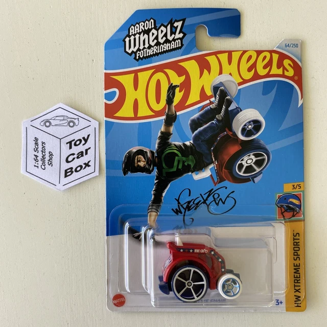 2024 HOT WHEELS 64 Wheelie Chair (Red 3 HW Xtreme Sports Long