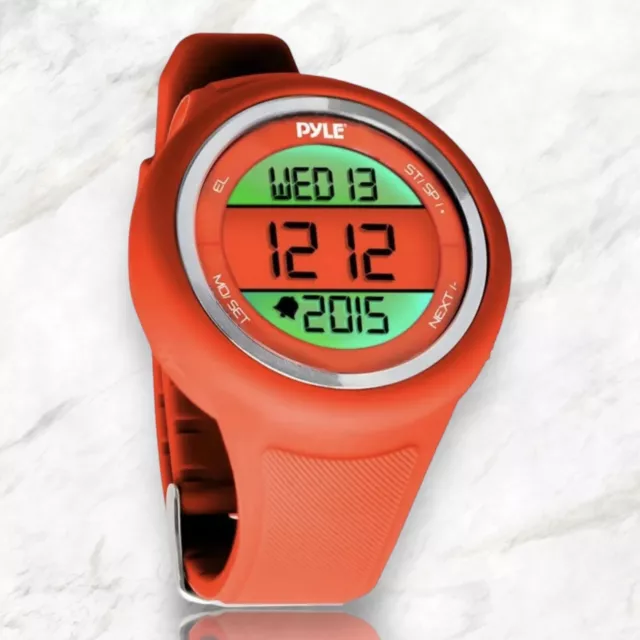 Pyle Sport Multi-Function Sports Training Watch (Stopwatch, Pedometer, Timer