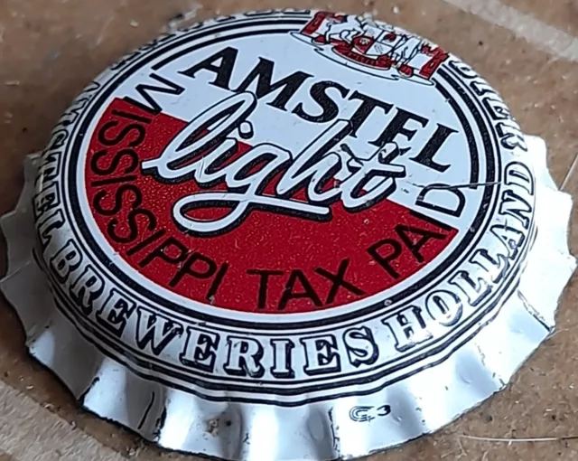 1 Kronkorken UNUSED AMSTEL MISSISSIPPI  BEER OLD bottle caps crown  tappi chapa