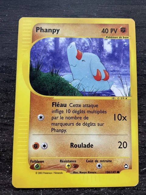 Phanpy Commune - Pokemon 100/147 Aquapolis Proche Du Neuf Fr