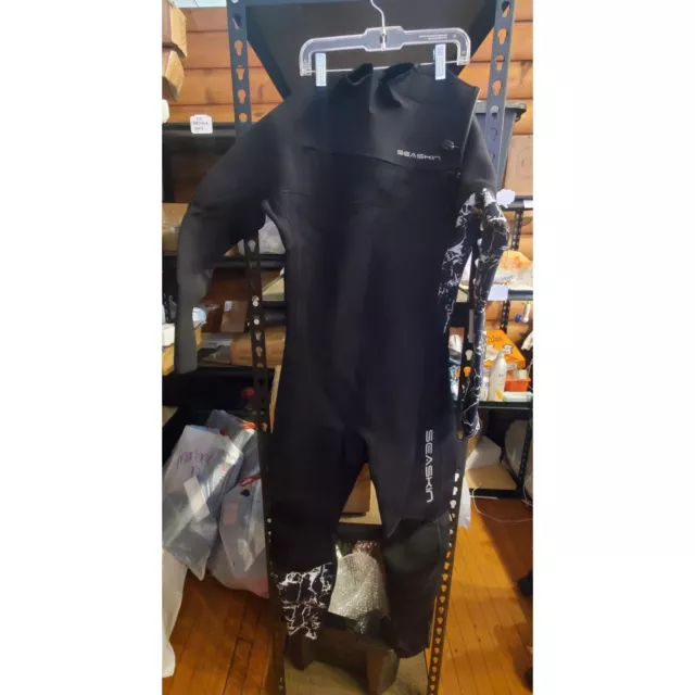 Seaskin Surfing Full Wetsuit for Mens or Womens 3/2mm Chest Zip GBS