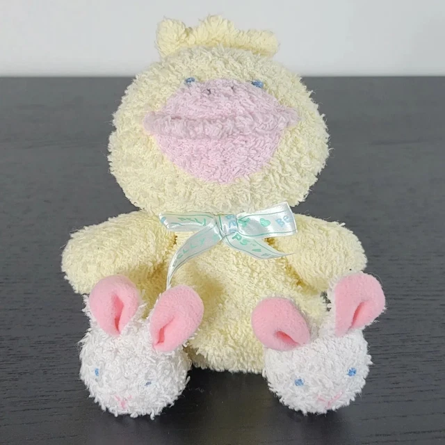 Vintage Soft Dreams Bean Bag Baby Duck With Rabbit Sleepers Plush