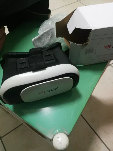 Vr Box Occhiali Realta' Virtuale 3D Per Iphone Samsung Giochi Video Film 360° Ed