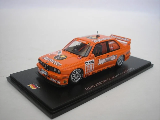 BMW M3 E30 #19 DTM 1992 Armin Hahne 1/43 spark SG604 Neuf