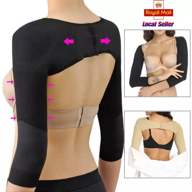 SEAMLESS WOMEN UPPER Arm Compression Body Shaper Posture Corrector  Shapewear UK £11.79 - PicClick UK