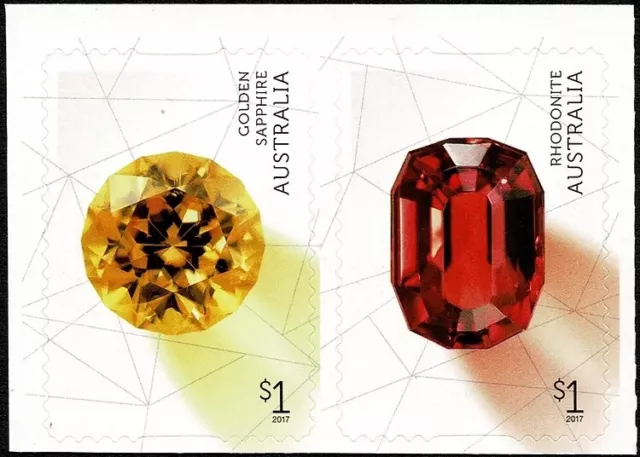 2017 Gemstones - Rare Beauties Booklet Pair.