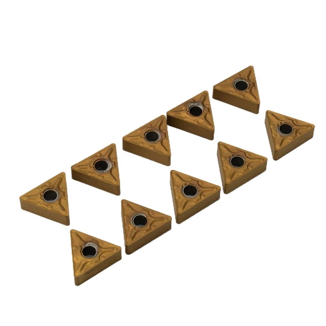 Jeu De 10 Pointes En Carbure CNC, Lames De Coupe Pour Outil De Tournage De Tour, Complet Avec Boîte De Rangement