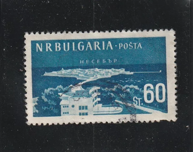 L5861 BULGARIE TIMBRE  N° Y&T 911 de 1958  " Nesebre " Oblitéré