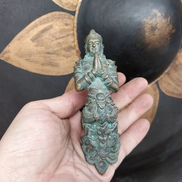 Pairs Door Brass Handle Vintage Antique Home Decorations Collectible