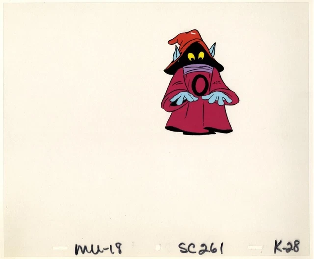 HE MAN SHE RA MASTERS OF The Universe ORKO Animation Cel CHIPPED EUR 