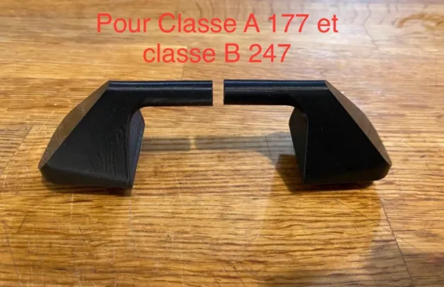 🚗 x2 Support Plage Arrière Mercedes Benz Classe A et Classe B Axe Guide Embout