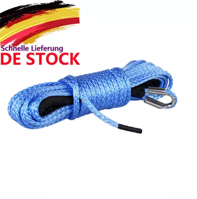 5mmx9m Synthetisches Windenseil Blau Synthetische Seilwinde Line Kabel für  E4O4