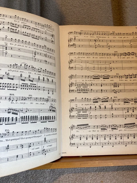 Rossini Barbier de Séville partition chant piano L.-V. Durdilly Narici Choudens