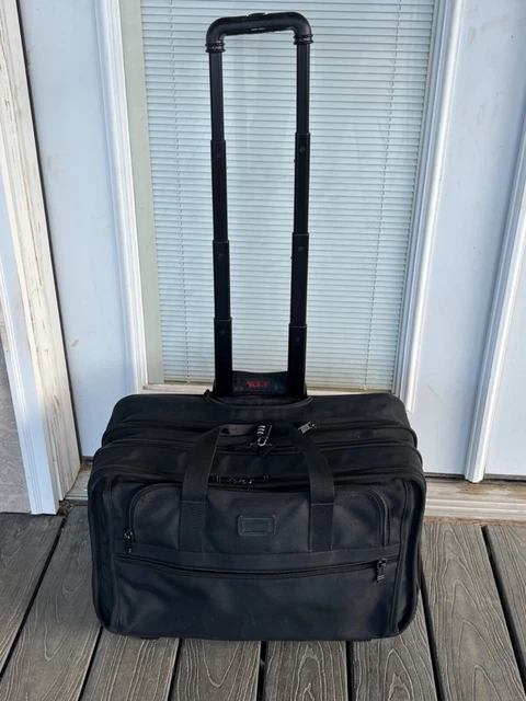 Tumi Classic Black 2 Wheel Garment Carry On Bag 21" 2277D3 Nice Condition 2