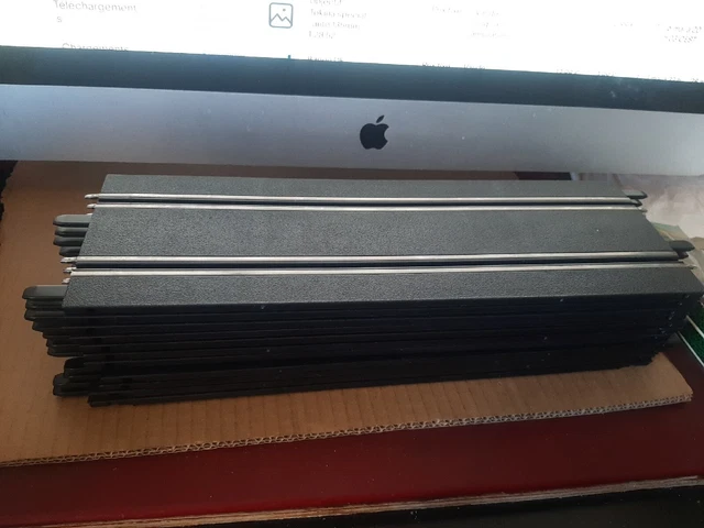 Lot De 10 Rails DROIT carrera Go quasi neufs