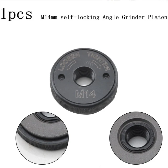 1 pz M14 smerigliatrice angolo sgancio smerigliatrice flangia dado di blocco strumento 14 mm
