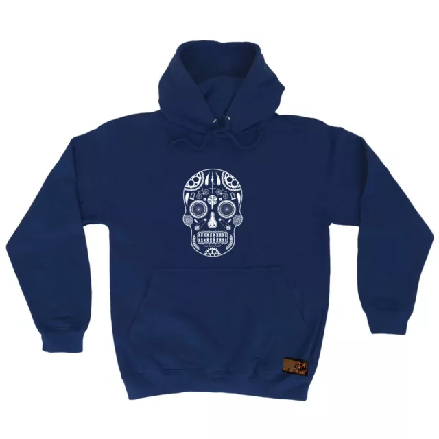 Cycling Rltw Candy Skull Bike Parts - Novelty Mens Clothing Funny Hoodies Hoodie