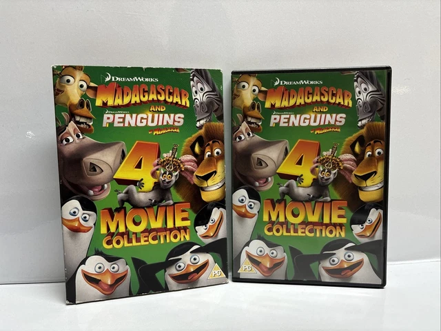 MADAGASCAR AND PENGUINS of Madagascar 4-movie Collection / DVD / Region ...