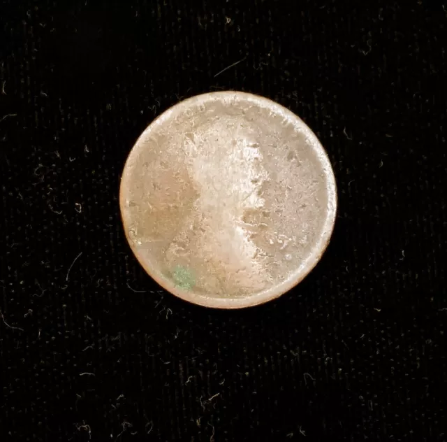 Genuine 1914-D 1C Lincoln Wheat Cent *Key Date* Bent & Corroded *See Pics*
