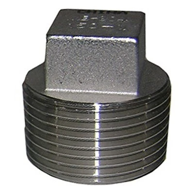 Stainless Steel Pipe Plug, 1/2-In. -32-2987