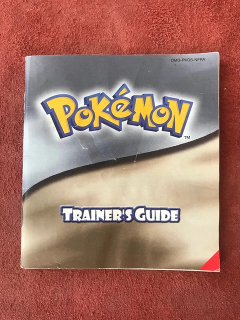 Guide Pokémon Or Argent – Notice Game Boy Color – État Correct