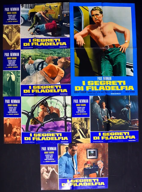 Fotobusta I Segreti De, Rétro Paul Newman Robert Vaughn Barbara Rush F110
