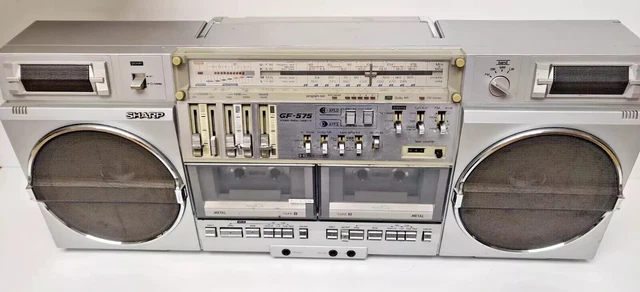 VINTAGE SHARP GF-575 Stereo Radio Cassette Player Ghetto Blaster £135. ...