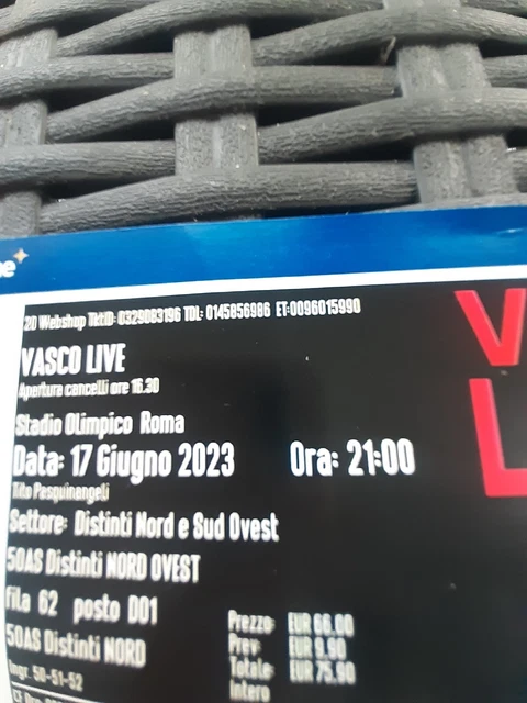 biglietti vasco rossi 2023