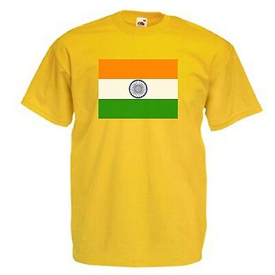 Indian Flag Emblem T-Shirt All Sizes & Colours Charity