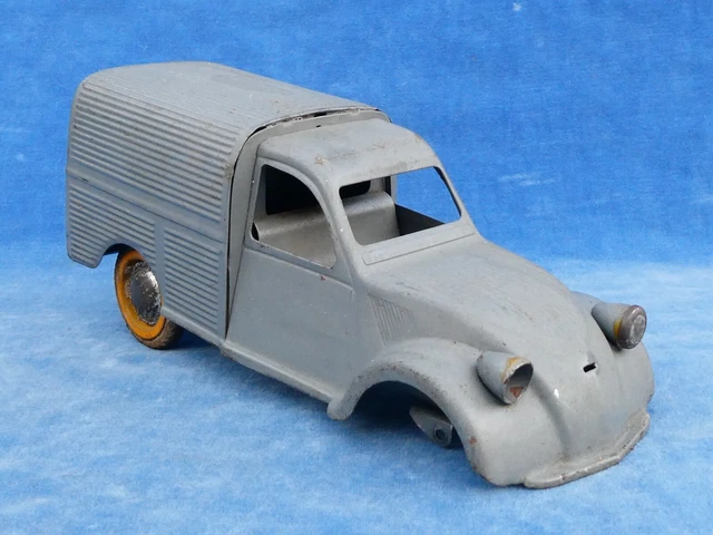 RARE ++ JRD 18 CM CITROEN 2 CV AZU FOURGONNETTE - A COMPLETER To