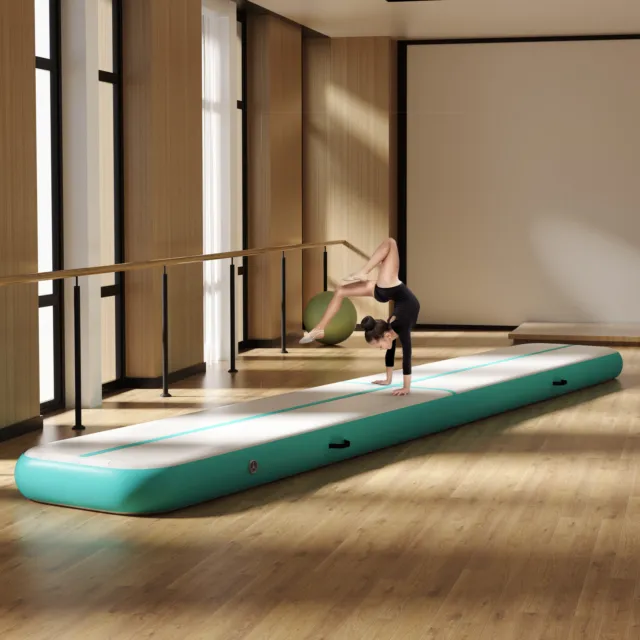 3-6M AirTrack Air Track Inflatable Gymnastic Tumbling Mat Yoga Mat Floor ,w Pump