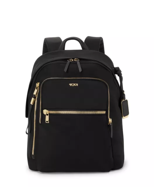 New Tumi Voyageur Halsey 146567-2693 0228771D2 Backpack - Black / Gold