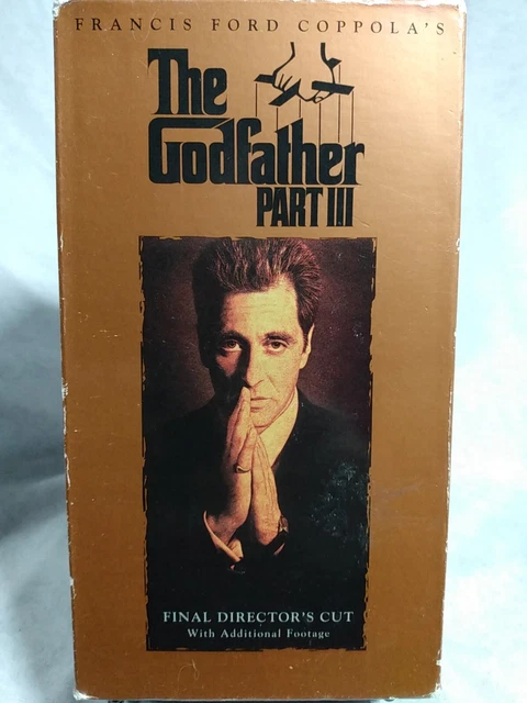 THE GODFATHER PART III 3 VHS 1990 2 Tape Set £4.66 - PicClick UK