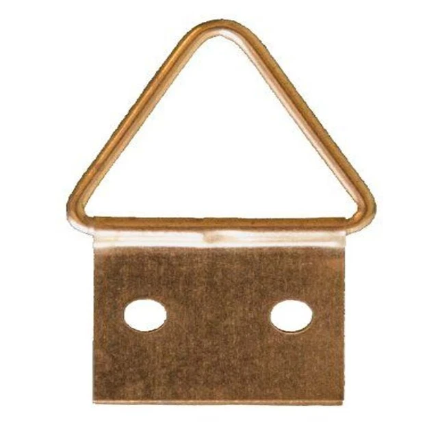 Crochet X - AT2 - 6 Attaches triangulaires + 12 clous pour petit cadre - 11...