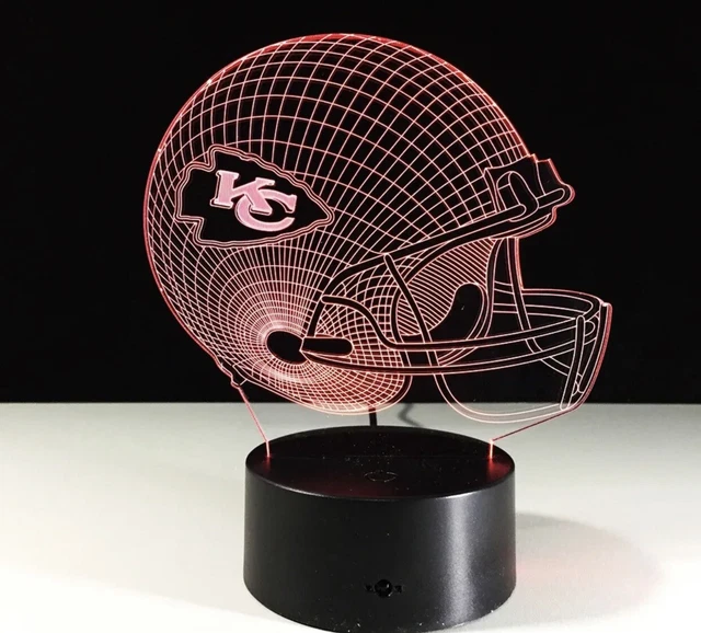KANSAS CITY CHIEFS KC Patrick Mahomes Collectible Home Decor Light Lamp