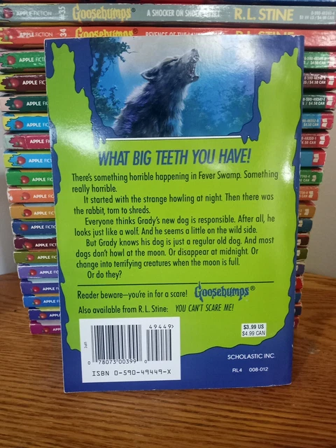 ORIGINAL GOOSEBUMPS #14 The Werewolf of Fever Swamp R.L. Stine VG Cond ...