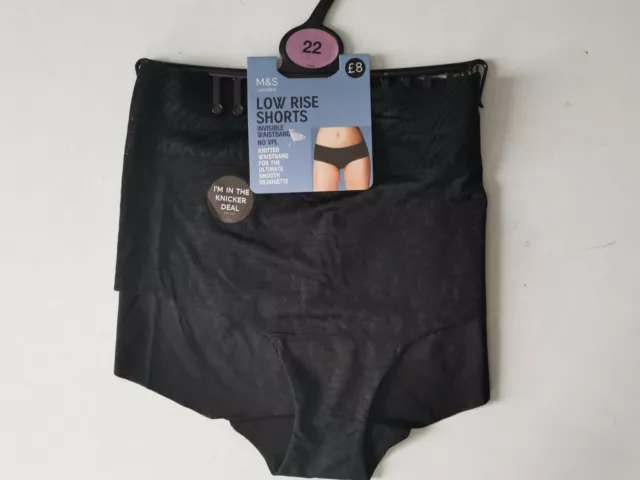LADIES MARKS AND Spencer Low Rise Shorts knickers. Size (22) $15.20 ...