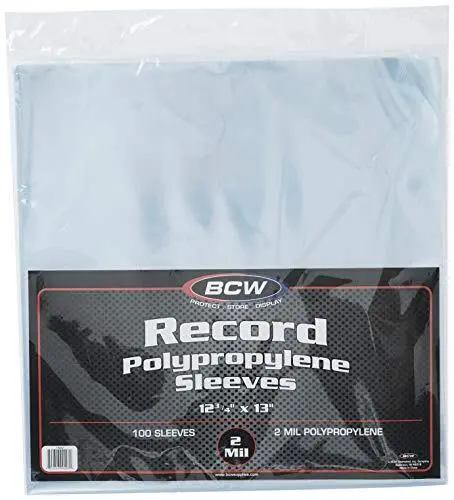 1-RSLV 33 RPM Record Sleeves (100 Count)